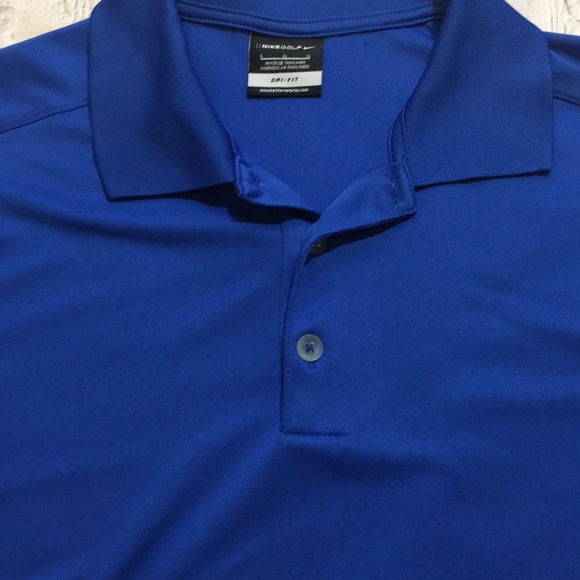 Nike Golf size Large royal blue golf polo - Picture 3 of 5